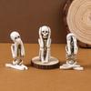 Halloween Ghost Set Three Don't Look or Listen Skull Ornaments Ornament Horror Skull Resin Craft
