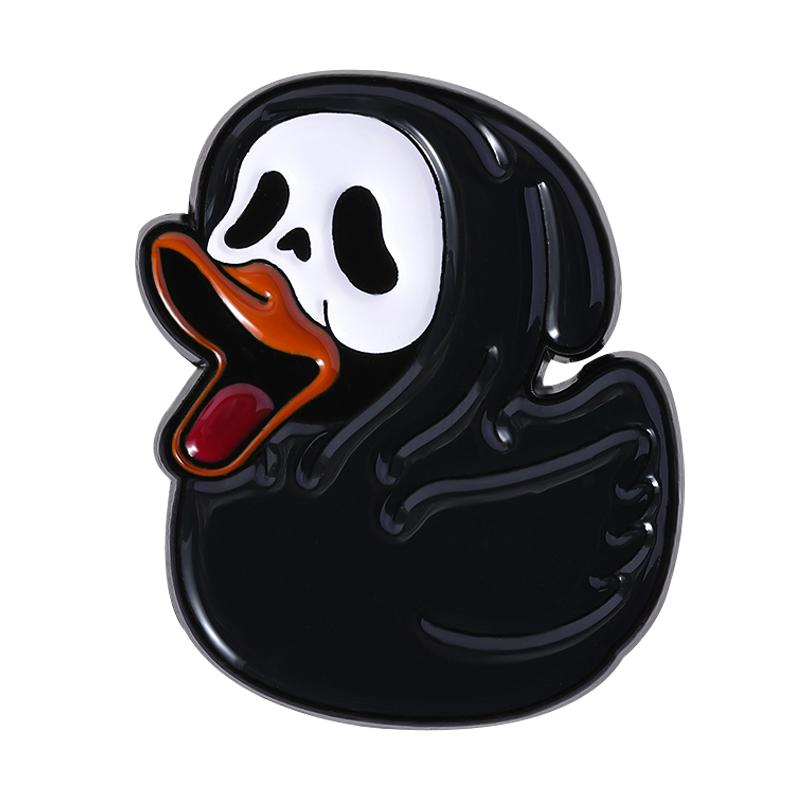 Xiaomi Creative Halloween Pumpkin Animal Brooch Enamel Pins Punk Bowknot Capybara Duck Skull Brooches Bag Lapel Badge Jewelry Accessory