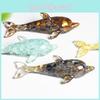 Фигурка дельфина из смолы Декор для дома Водный кристалл Смола Подарок для любителей животных