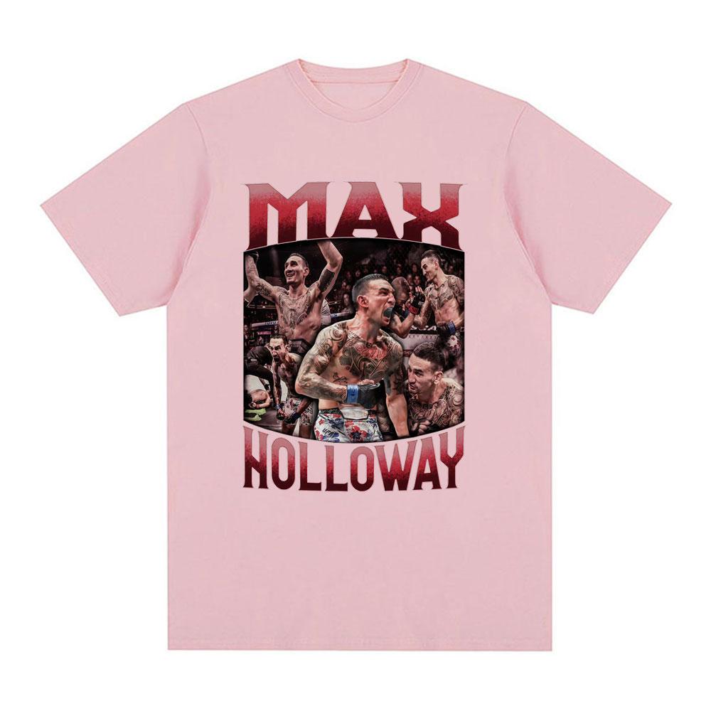 Max Holloway Blessed Graphic Tshirts Unisex Women Fashion High Street Vintage T Shirts Unisex Summer Tops ONeck Short Sleeve T Shirt