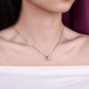 S925 Sterling Silver Mosan Diamond Cowhead Necklace Women's Classic Diamond Pendant Fashion Jewelry Collar Chain