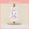 Plush Cute Bunny Toy Keychain Soft Pp Cotton Rabbit Doll In Charming Colorful Dress Designs