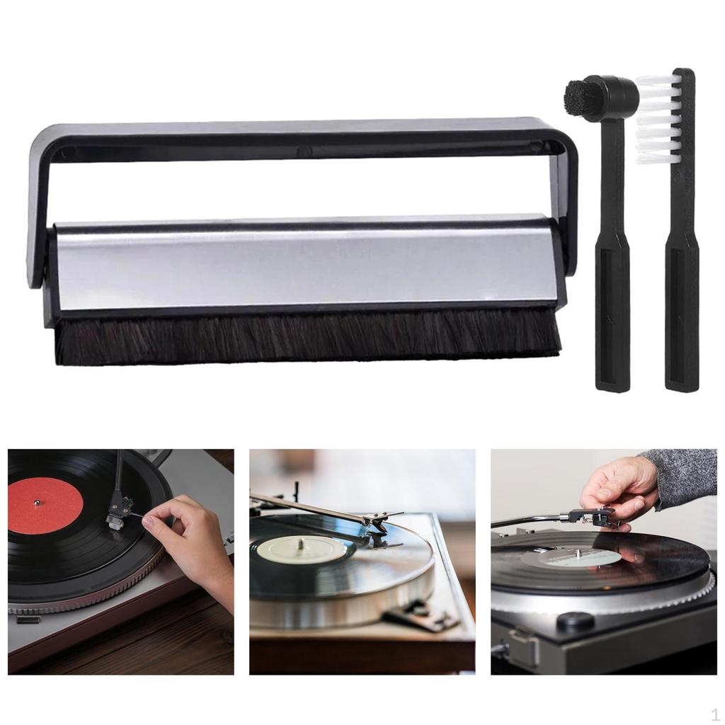 Vinyl Cleaner Brush, Cleaning Kits Portable for Removing Dirt, Dust CD Brush