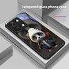 Милый Маленький Панда Для OnePlus Nord 3 5 6T 7 Pro 8 12 10T Reno8 Lite 5G 10R Nord N30 Жесткий Чехол Закаленное Стекло Чехол Для Телефона Черный