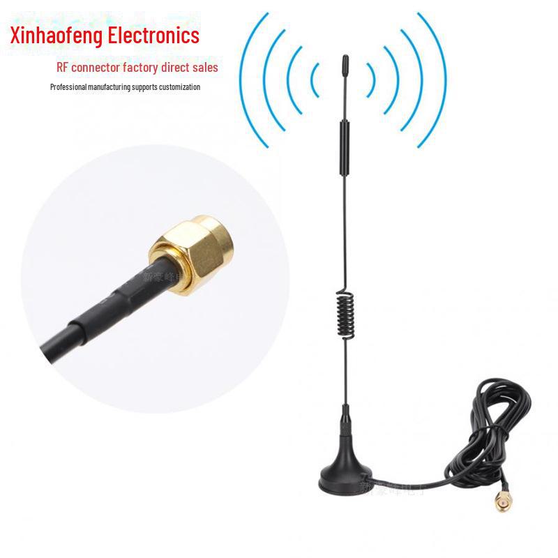 Антенна SMA Male 12dBi с высоким коэффициентом усиления LTE GSM/3G/4G WiFi с кабелем RG174 длиной 3 м и присоской