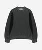 NODE LABS Разработка:7 Свитшот с текстурой, окрашенный garment dyed_Черный