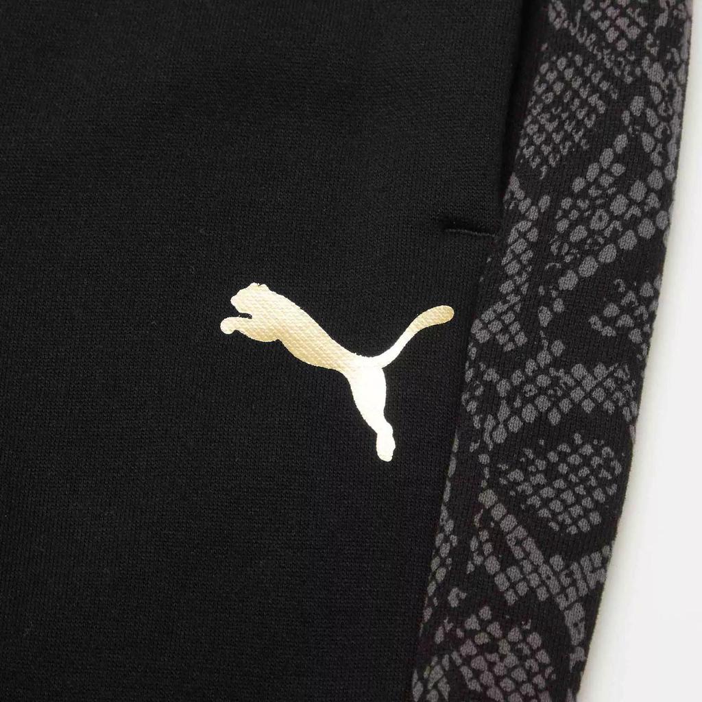 Puma Однотонные повседневные длинные брюки с завязками на талии, женские, черные 587680-01