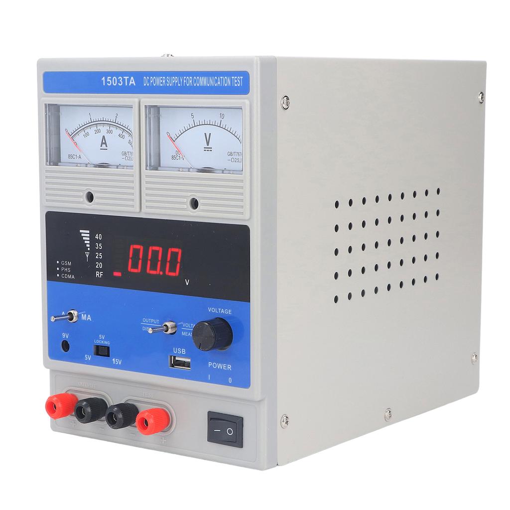 Регулируемый источник питания постоянного тока, регулируемый, стабилизированный, для проверки связи, переменный ток 220 В + 10 процентов В