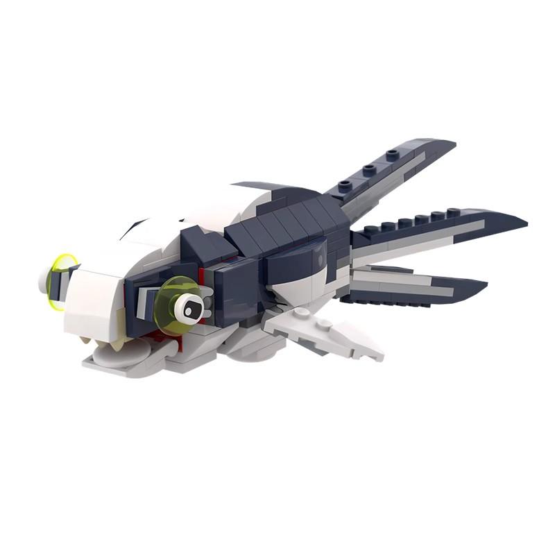 Bricklink Идеи Subnautica Монстры Глубин 31088 Морской Голодный Акула Мир Креативные Строительные Блоки Детские Игрушки Рождественский Подарок