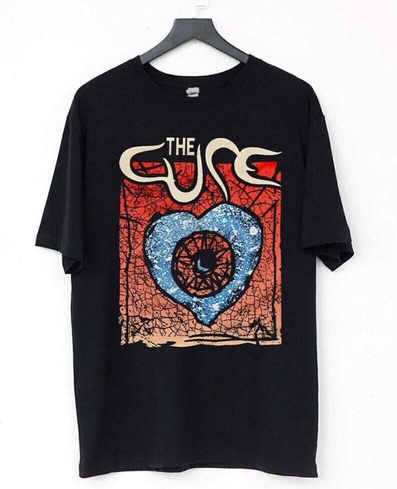 The Cure Shirt, Vintage 1992 The Cure Wish Tour T Shirt Black Rock Band MC012345