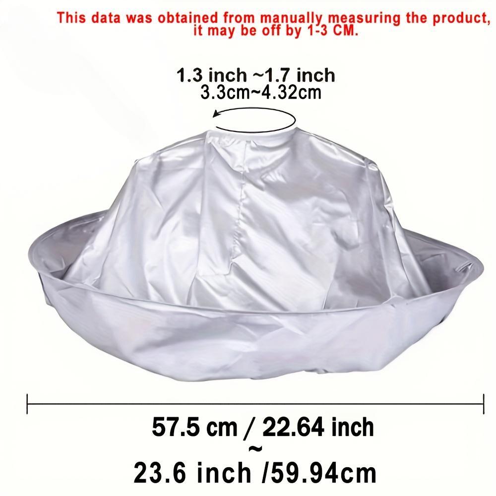 Регулируемый складной фартук-накидка для стрижки - Накидка-плащ для волос, парикмахерская накидка с черной расческой - для взрослых, женщин и мужчин, для салонного и домашнего использования