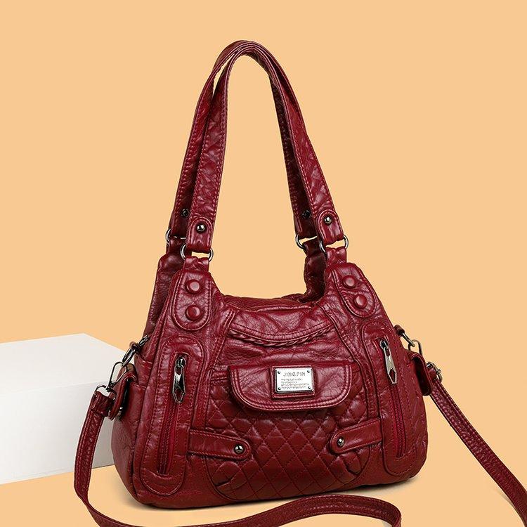 Новая модная женская сумка-мессенджер высокого качества, роскошные сумки из мягкой кожи, женские сумки, дизайнерские сумки известного бренда, женская сумка через плечо