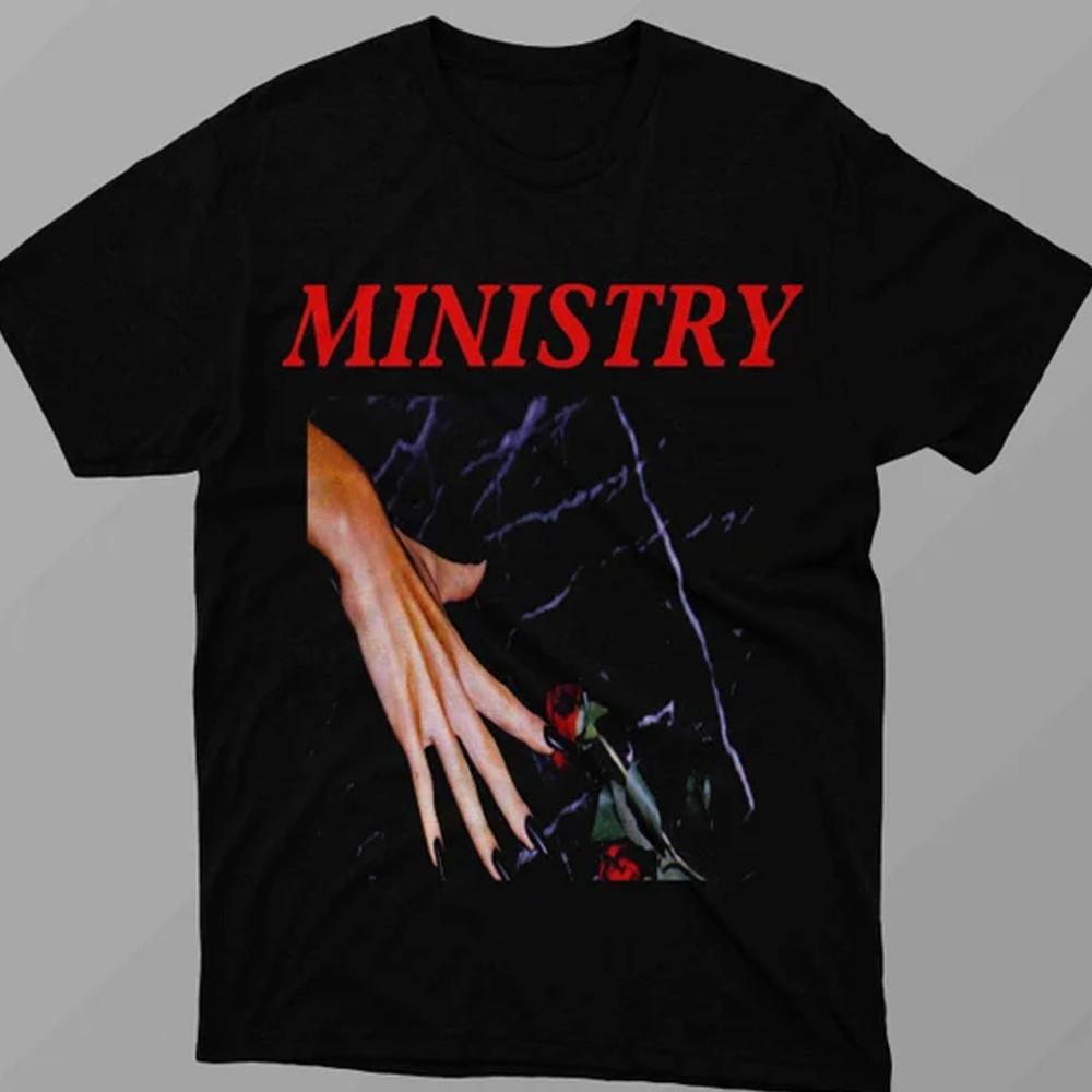 Ministry band album T-SHIRT black Unisex tee S to 5Xl XX125 Unisex T-Shirt