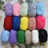 6pcs Segment Dyed Raffia Yarn for Beach Bags  Chunky Polyester Bundle (300g) - Textured Crochet Knitting Yarn for DIY Tote Bags, Shawls