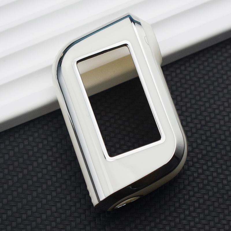 Новый чехол для ключей из ТПУ, чехол-брелок для A93 A63, русская версия, двусторонняя автомобильная сигнализация, ЖК-пульт дистанционного управления