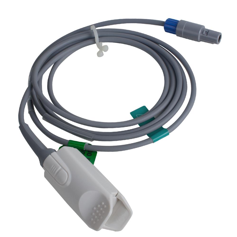 Портативный 6-параметрический монитор показателей жизнедеятельности Монитор пациента ЭКГ НИАД Spo2 Частота пульса Температура