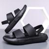 Fashion Minimalism Summer Men Soft High Quality Leisure Sandals Men's Outdoor Ventilation Lightweigh Non-slip Genuine Leather Sandals