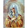 HUACAN Diamond Embroidery Religious Virgin Rhinestones Pictures Diamond Painting Full Square Drill