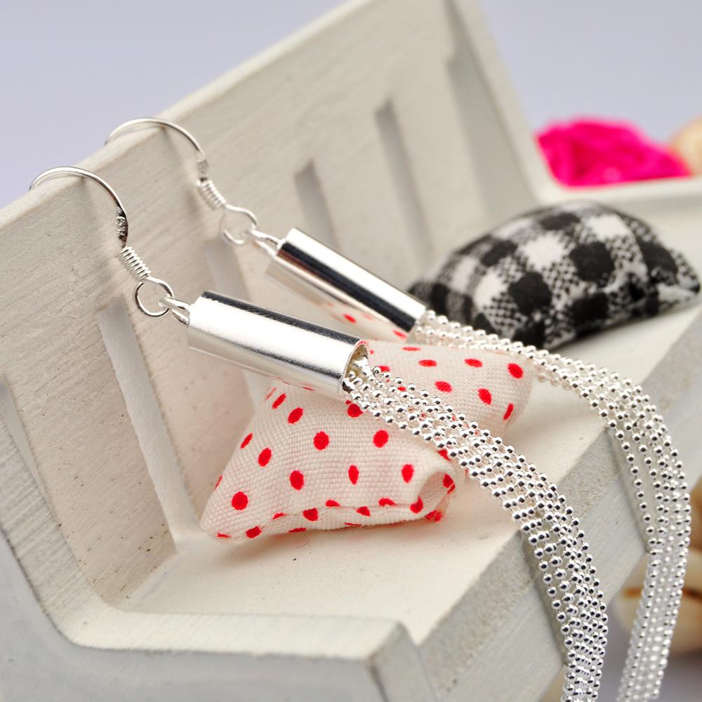 Серьги из серебра 925 пробы, новые геометрические длинные серьги с кисточками, висячие серьги-подвески, ювелирные изделия