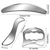 Нож для фасций из нержавеющей стали Портативный и практичный Нож для миофасциального релиза Гуаша Инструмент для релиза мягких тканей Подходит для спины