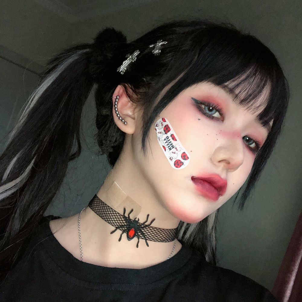 Flowers Halloween Jewelry Bat Women Choker Neck Collar Lace Choker Goth Necklace Gothic Choker