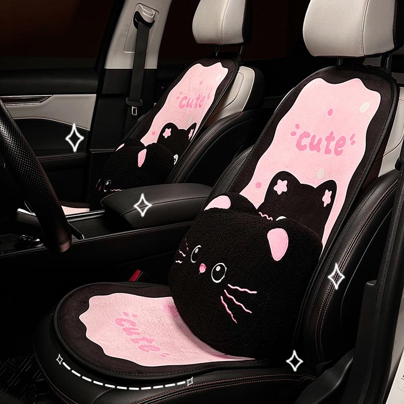 Очаровательная мультяшная подушка для автокресла на все сезоны - Идеально подходит для дам