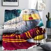Wizard Battle Against Dark Creatures Blanket Suitable For All Seasons Sofa Blanket Air Conditioning Blanket Outdoor Plush Blanket Office Rest Blanket