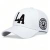 Unisex LA Letter Embroidery Snapback Baseball Caps Spring and Autumn Outdoor Adjustable Casual Hats Sunscreen Hat