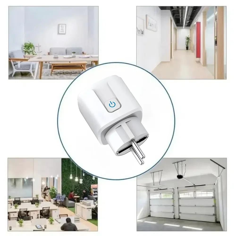 Универсальный пульт дистанционного управления Мини электрические розетки 433МГц РЧ умная вилка 220В 15А Одинарные розетки Выключатель для бытовой техники светодиод