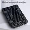 Motorcycle Honeycomb Gel Seat Cushion 3D Mesh fabricComfort Damping Absorbing Pressure Motorcycle Relief Breathable Seat Cushion