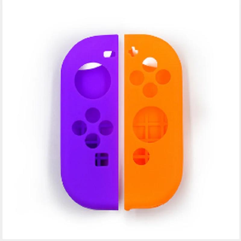 For Switch Controller Case For NS Joycon Cover Skin Replacement Handle Silicone Case With Thumb Grip For Nintendo Switch