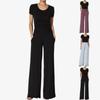 Women's Casual Loose Pants Pocket Loose Pleated Wide Leg Pants