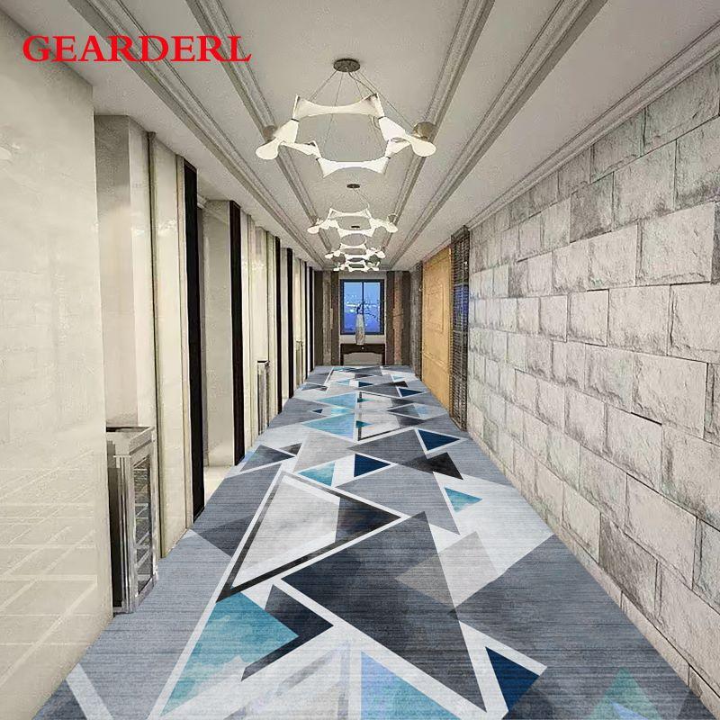 Современный бытовой длинный ковер для коридора, Подходит для лестниц, коридоров, проходов, Северная Европа, Семьи, Отели, Свадебные арки