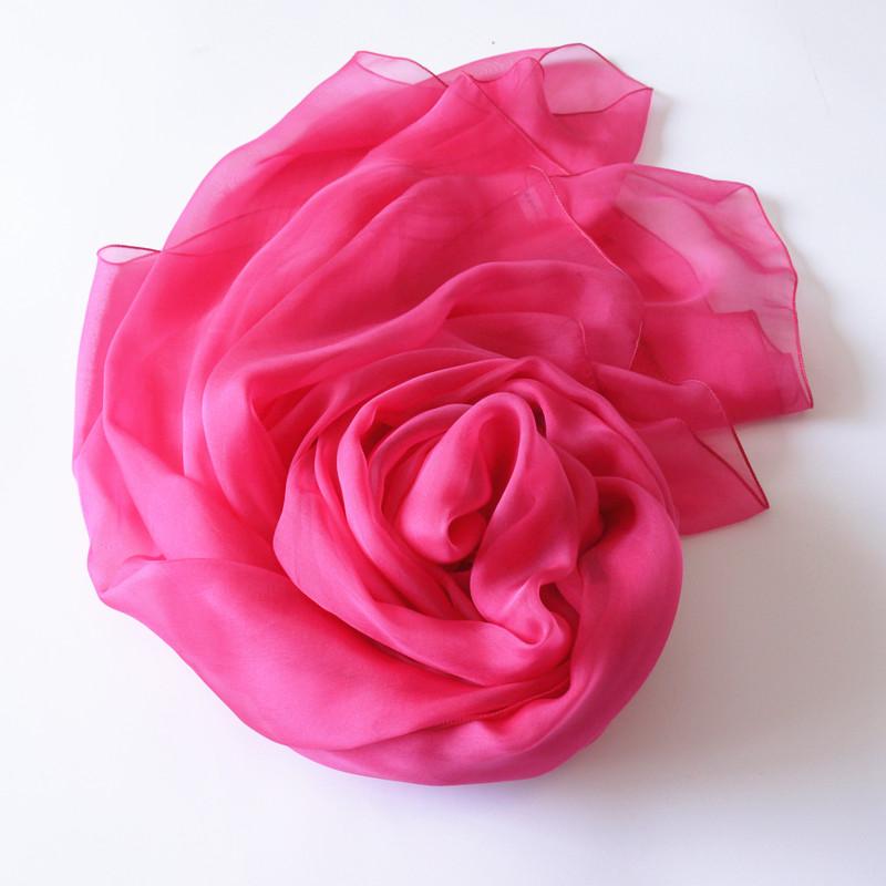 Китайский красный длинный шарф женский осенне-зимний длинный дизайн накидка новинка 100% шелковый шаль-шарф утолщенный шифон очень длинные шарфы