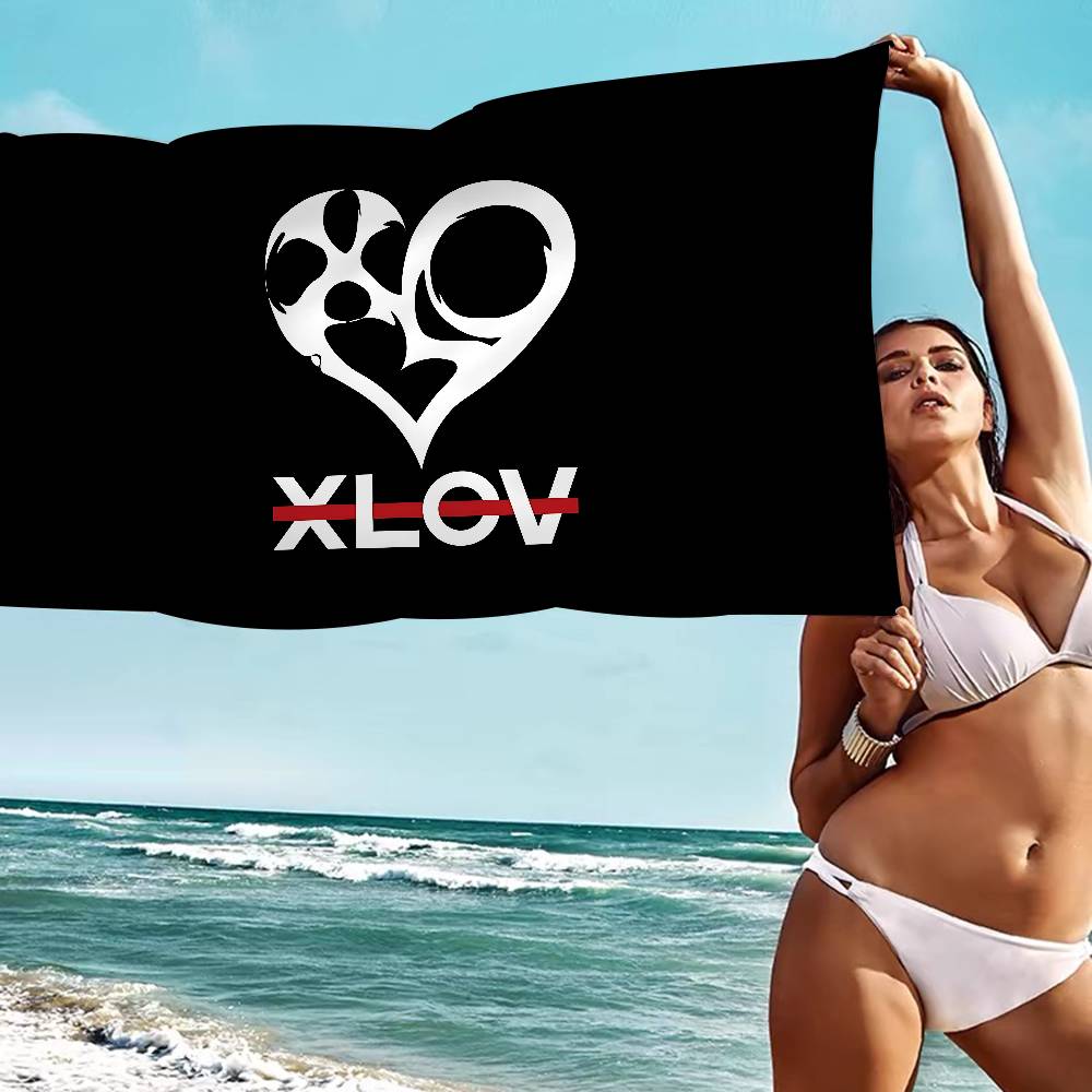 Популярная K-pop группа X-XLov Микрофибровое одеяло Быстросохнущие пляжные полотенца Большой размер с принтом Супервпитывающее полотенце-одеяло для бассейна
