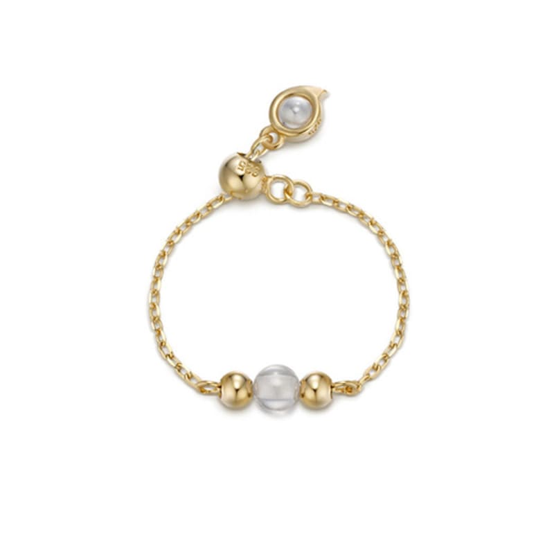 PAIGEFLYNN JEWELRY [925 Silver] Bubble Dew Sliding Ring