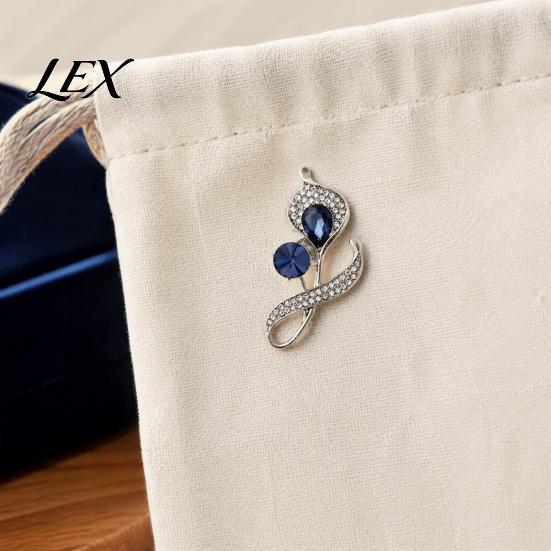 Oxidation Resistant Brooch Women Rhinestone Flower Pin, Sparkling Floral Lapel Pin Decorative Accessory for Coats Dresses Suits Jewelry