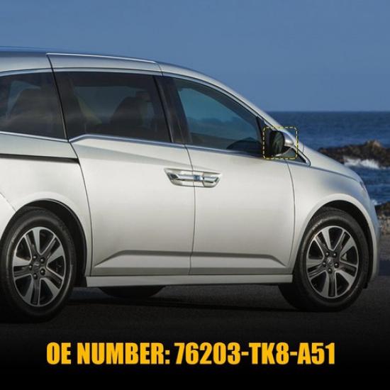 Зеркало с подогревом, правая сторона, с основанием, для Honda Odyssey 2014 2015 2016 2017