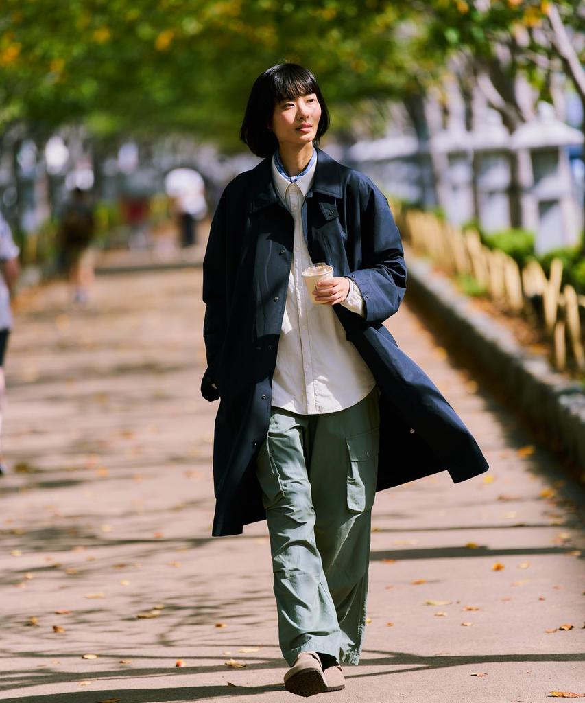 Snow Peak WINDSTOPPER Bal Collar Coat Outerwear Jacket Coat Overcoat Down Padded FOLIAGE M CT-26SU001 Men's Women's