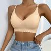 Сексуальный бесшовный бюстгальтер Ice Silk, однотонный, телесного цвета, без косточек, женское спортивное, удобное нижнее белье
