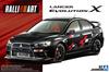 Aoshima Bunka Kyozai Масштаб Серия Тюнингованные автомобили 52 Mitsubishi Ralliart CZ4A Lancer Evolution 10 2007 Пластиковая модель 1/24 №