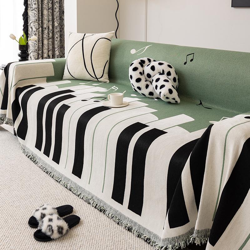 Chenille Sofa Cover Towel Anti-Scratching Sofa Cover Dust Cloth Sofa Cushion Non-Slip Cushion Four Seasons Universal
