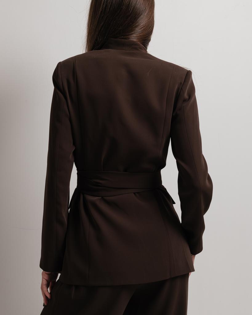 Костюм женский Phardi 7023 36 коричневый (пиджак, брюки)