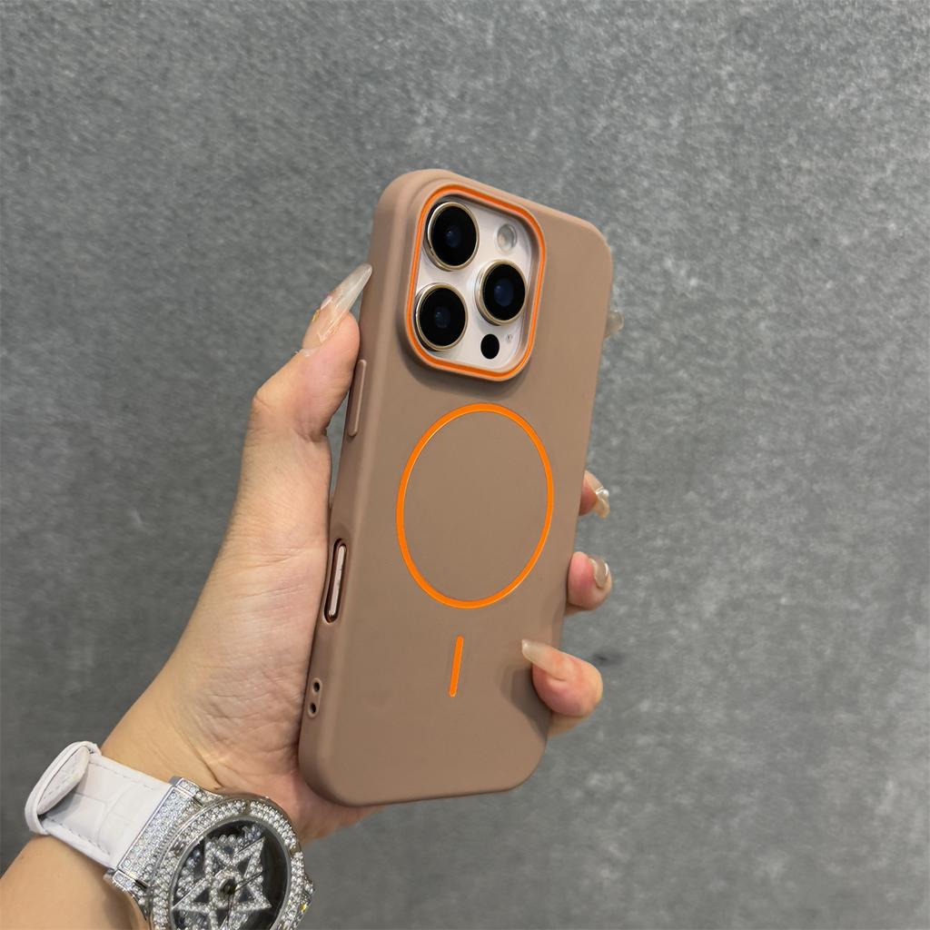 Matte Soft Silicone For Magsafe Magnetic Case for iPhone 16 16E 15 14 13 12 Pro Max 11 Hit Color Shockproof Bumper Cover