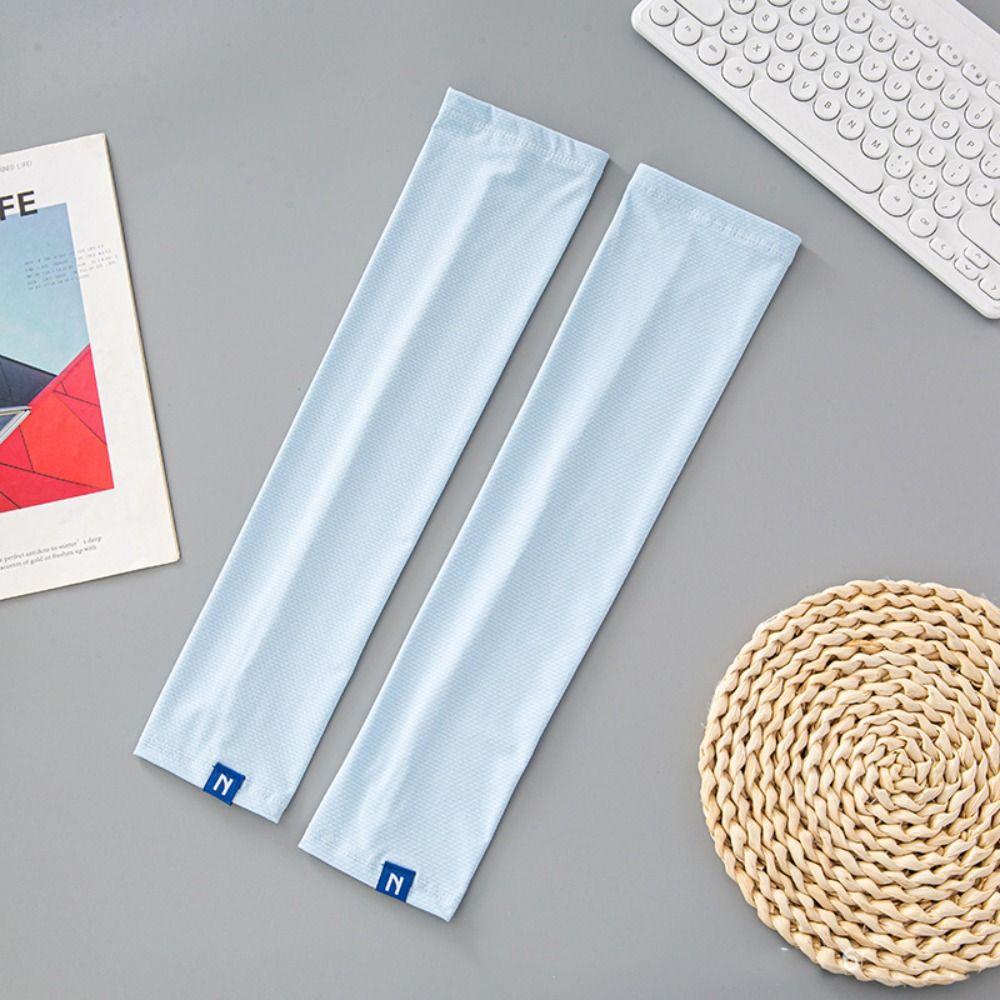 Anti-UV Sunscreen Sleeves Cooling Sleeves Thin Long Gloves Breathable Ice Silk Sleeves Outdoor