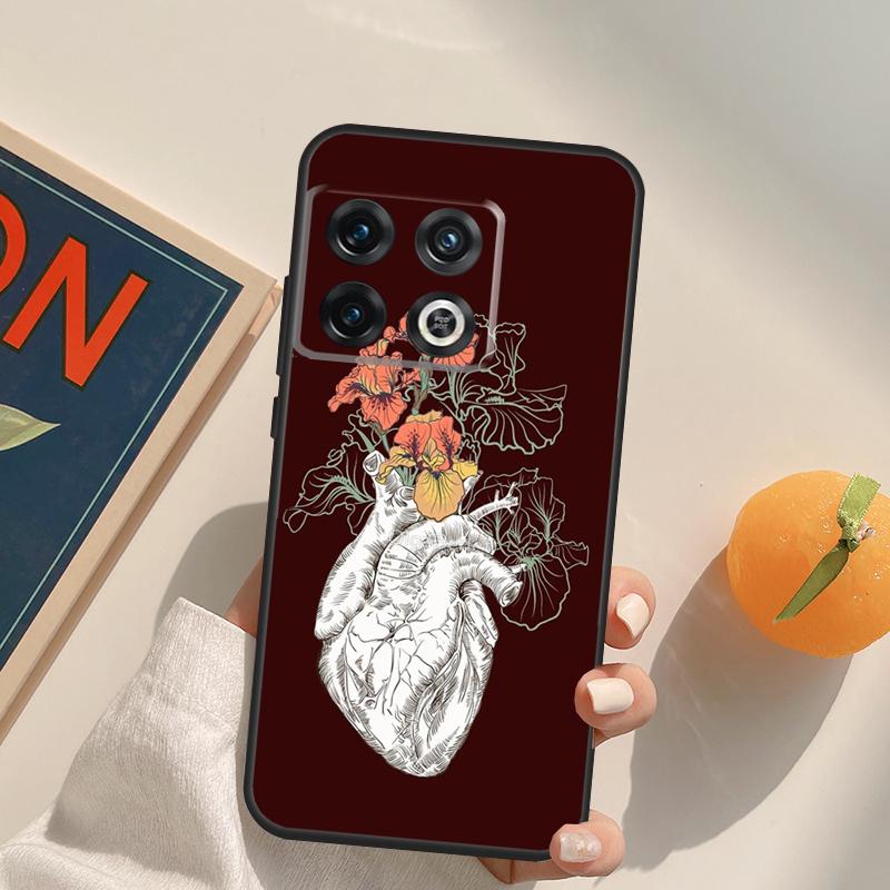 Чехол-анатомия человеческого сердца для OnePlus 13R 12R 10R 13T 10T 11 12 13 15 OnePlus Nord 5 CE 2 3 4 Lite N20 N30