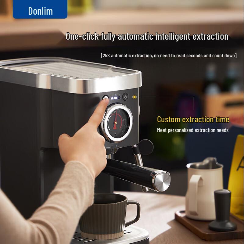 Donlim DL-6400 Semi-Automatic Espresso Machine CN plug (adapter included)