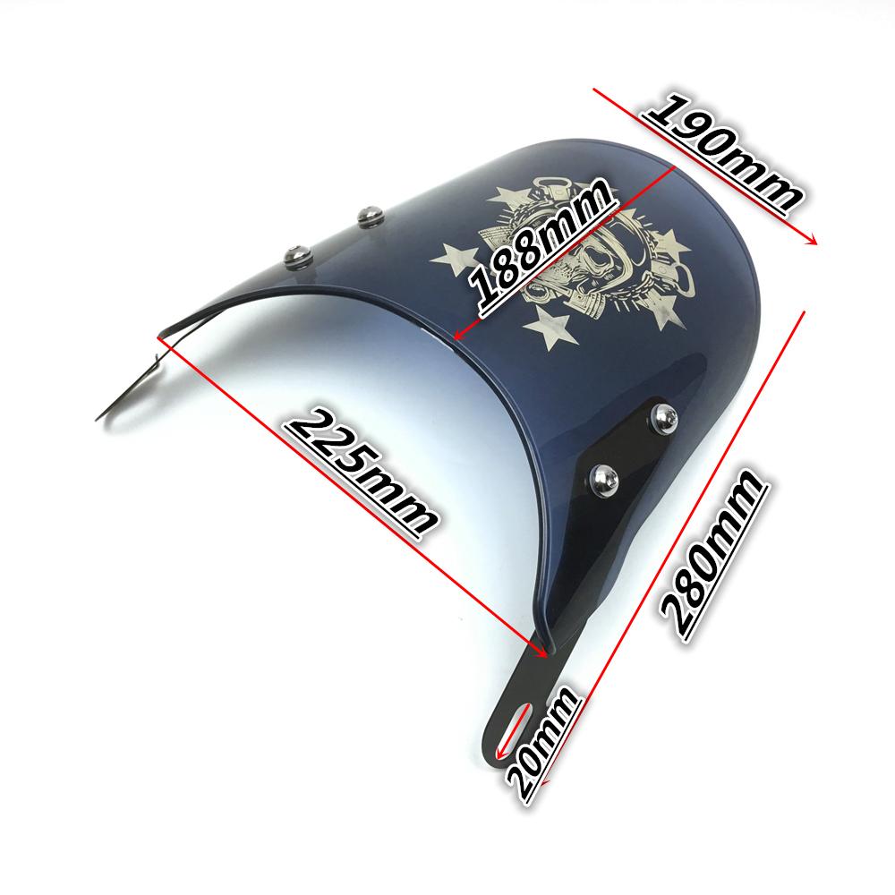 Мотоциклетное черное дымчатое ветровое стекло для Honda Hornet CB400 CB600 CB750 CB900 CB919 CB250 CB 400 600 750 900 919 250