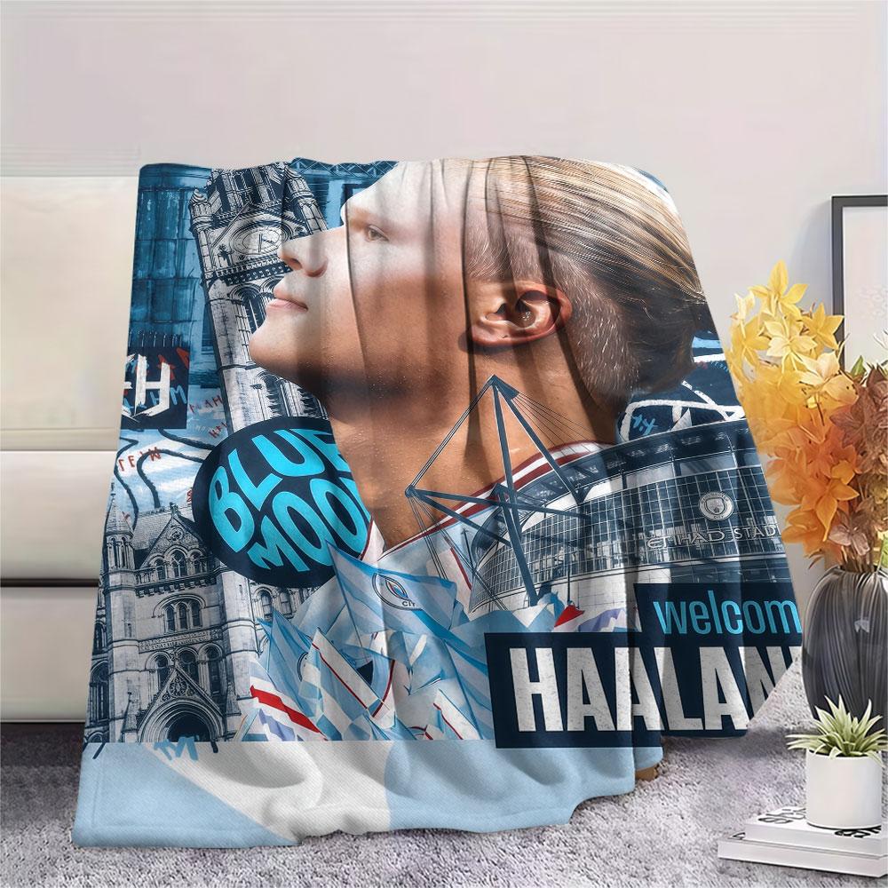 Erling Haaland Pride Blanket, High quality Comfortable for All Seasons, Home Decor, Warmth and Comfort