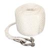 75FT Double Braid Nylon Boat Dock Lines 1565 Lbs Breaking Force Mooring Rope for Berthing Towing Hoisting